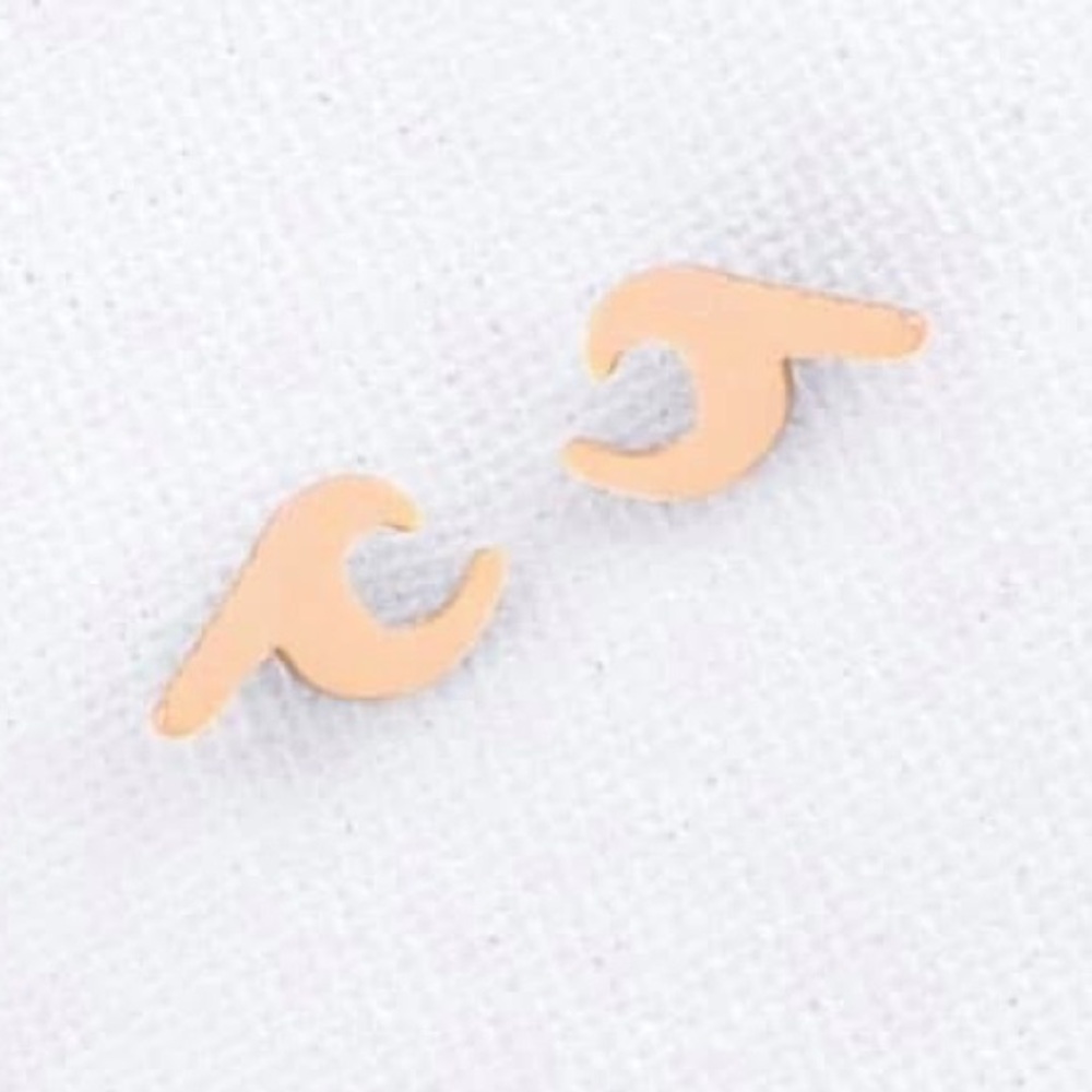 🆕 Gold Wave Waterproof Earrings